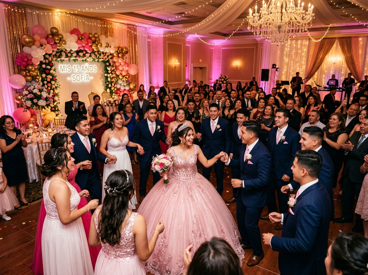 Quinceañera photo magnet event