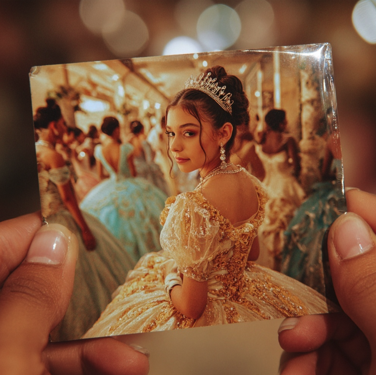 Custom photo magnet